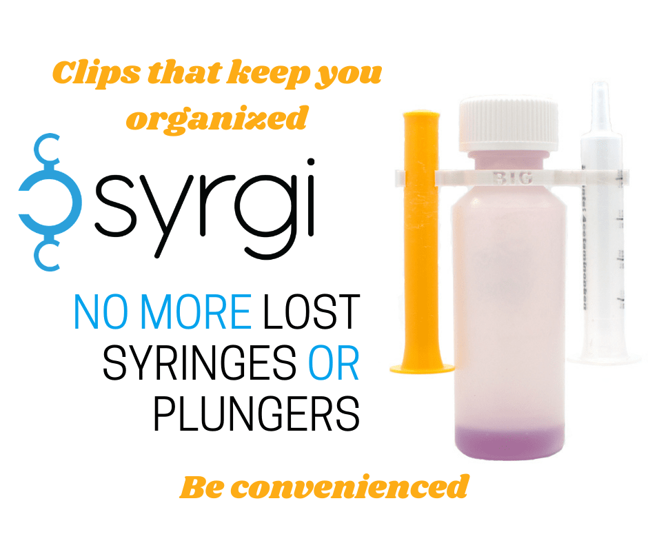 Make baby medicine better with Syrgi clips